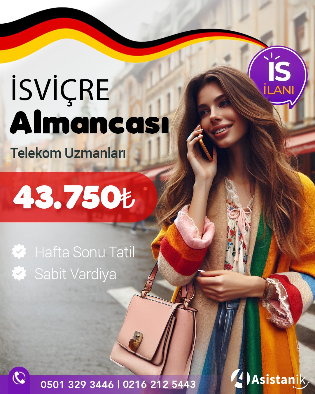 İsviçre Almancası Bilen Telekom Uzmanları