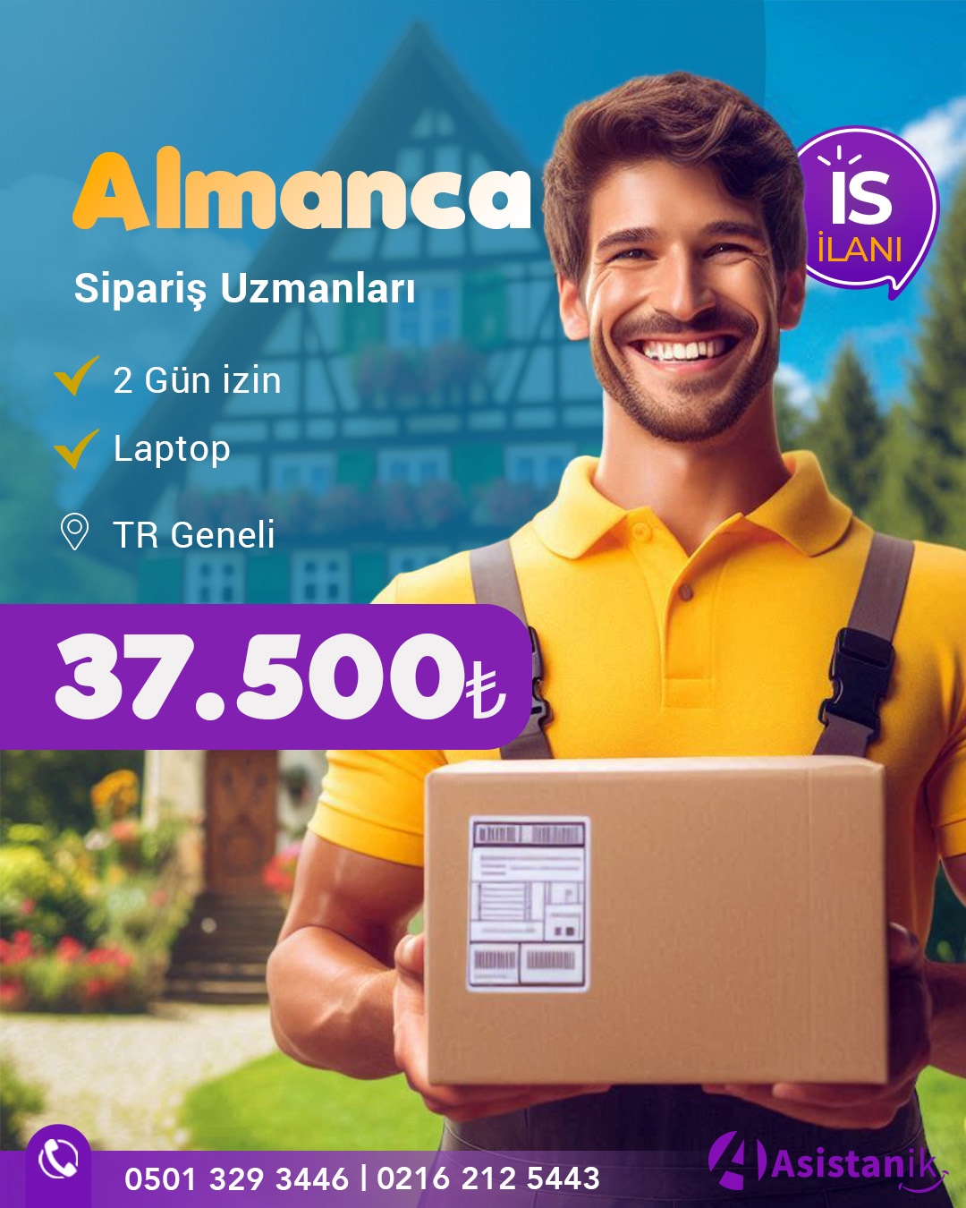 Almanca Bilen Sipariş Uzmanı