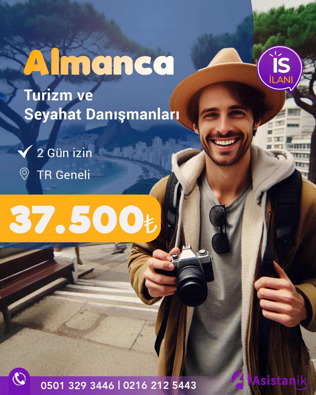 Almanca Bilen Turizm ve Seyahat Uzmanı