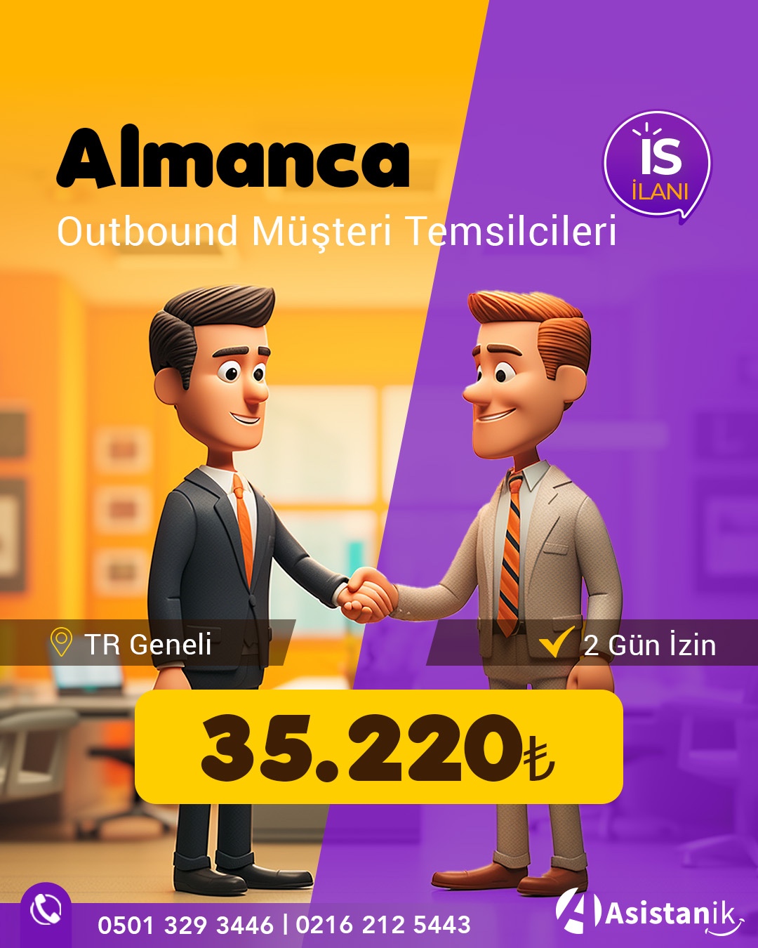 Almanca Outbound Müşteri Temsilcileri